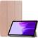 Alt View 16. SaharaCase - Tri-Fold Folio Case for Samsung Galaxy Tab A7 Lite - Rose Gold.