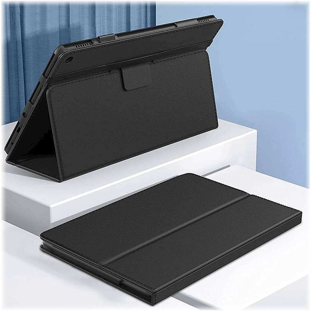 Alt View 14. SaharaCase - Bi-Fold Folio Case for Amazon Fire HD 10 (2021) - Black.