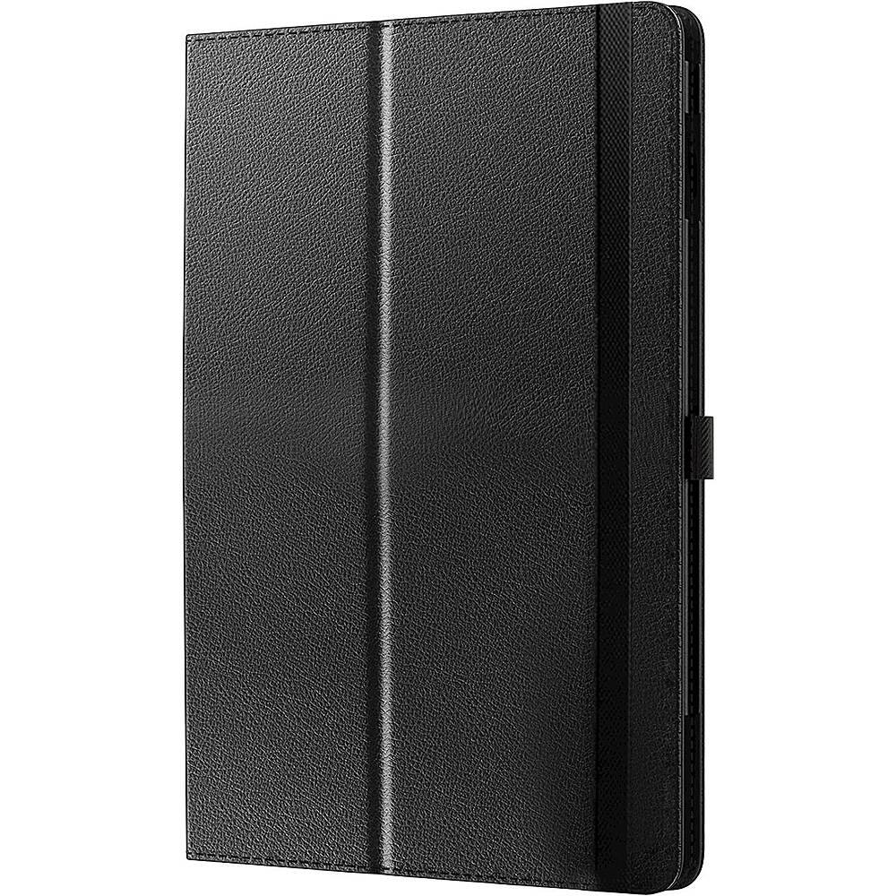 Left View: SaharaCase - Bi-Fold Folio Case for Amazon Fire HD 10 (2021) - Black