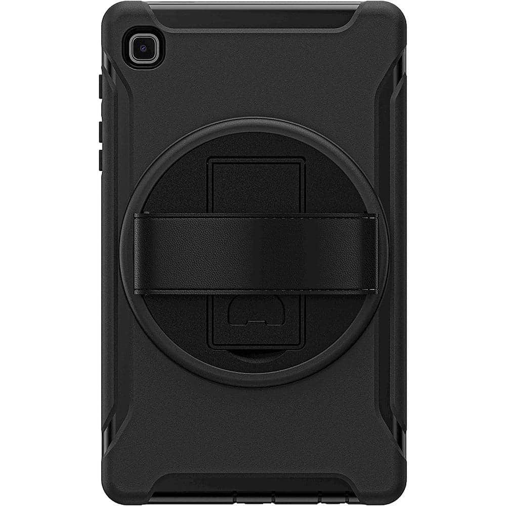 SaharaCase - PROTECTION Hand Strap Series Case for Samsung Galaxy Tab A7 Lite - Black - Front_Zoom