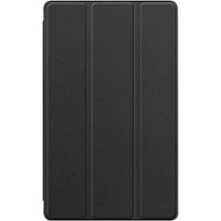 SaharaCase - Tri-Fold Folio Case for Samsung Galaxy Tab A7 Lite - Black - Front_Zoom