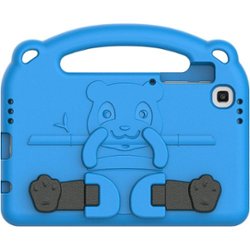 SaharaCase - Teddy Bear KidProof Case for Samsung Galaxy Tab A7 Lite - Blue - Front_Zoom