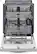 Alt View 23. LG - 24" Top Control Smart Built-In Stainless Steel Tub Dishwasher with 3rd Rack, QuadWash and 46dba - Stainless Steel.