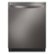 Front Zoom. LG - 24" Top-Control Built-In Dishwasher with Stainless Steel Tub, QuadWash, 46 dB - Black stainless steel.