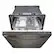Alt View 16. LG - 24" Top Control Smart Built-In Stainless Steel Tub Dishwasher with 3rd Rack, QuadWash and 46dba - PrintProof Black Stainless Steel.