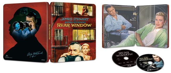 Rear Window [SteelBook] [4K Ultra HD Blu-ray/Blu-ray] [1954]
