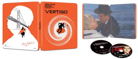 Vertigo [SteelBook] [4K Ultra HD Blu-ray/Blu-ray] [1958]