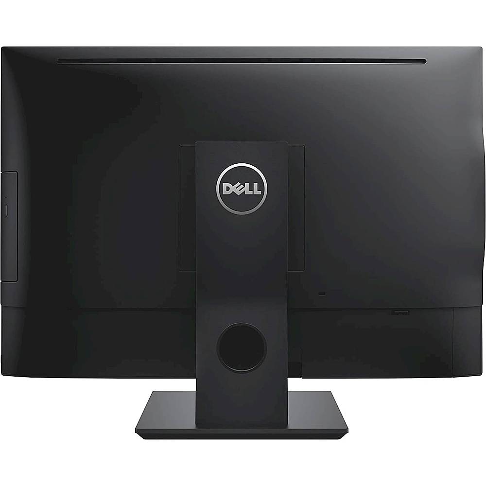 Back View: Dell - Refurbished 23.8" All-In-One - Intel Core i5 - 8GB Memory - 256GB SSD - Black