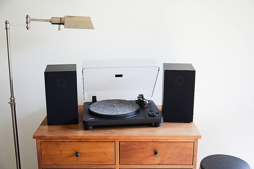 Alt View 14. iLive - Bluetooth Bookshelf Speaker - Black.