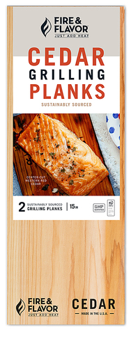 Fire & Flavor - Cedar Grilling Planks - Wood