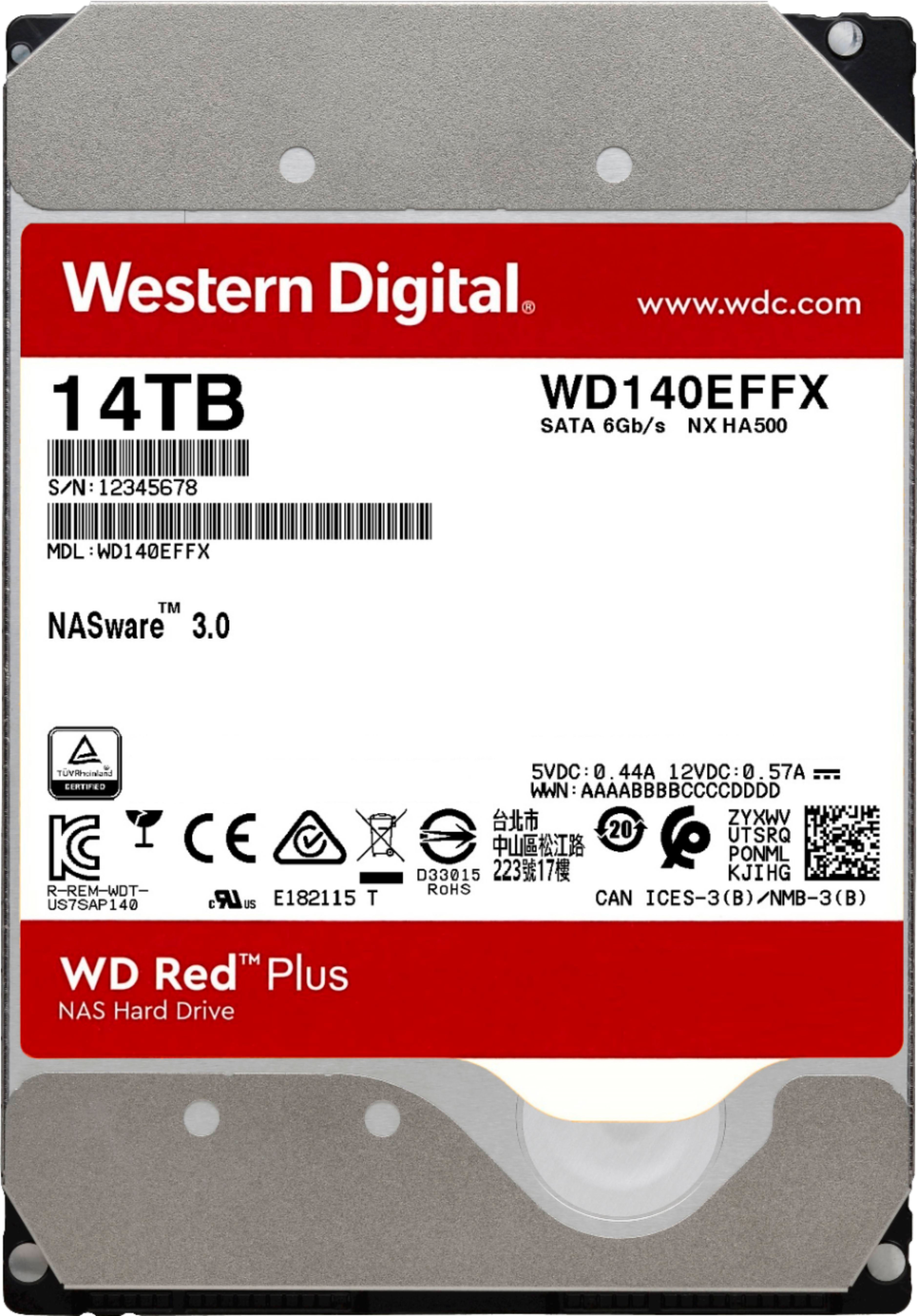 Best Buy Wd Red Plus 14tb Internal Sata Nas Hard Drive For Desktops