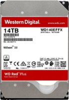 WD - Red Plus 14TB Internal SATA NAS Hard Drive for Desktops - Front_Zoom