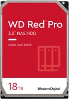 WD - Red Pro 18TB Internal SATA NAS Hard Drive for Desktops - Front_Zoom