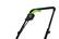 Alt View 18. Greenworks - 24-Volt 13-Inch Push Lawn Mower (1x 4.0Ah Battery and 1 x Charger) - Green.
