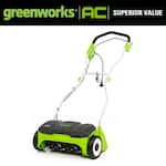 Greenworks - 10.0Ah Plug-in 14-Inch Dethatcher - Green
