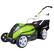 Front. Greenworks - 40-Volt 19-Inch Push Lawn Mower (1 x 2.0Ah and 1 x 4.0Ah Battery and 1 x Charger) - Green.