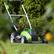 Alt View 12. Greenworks - 40-Volt 19-Inch Push Lawn Mower (1 x 2.0Ah and 1 x 4.0Ah Battery and 1 x Charger) - Green.