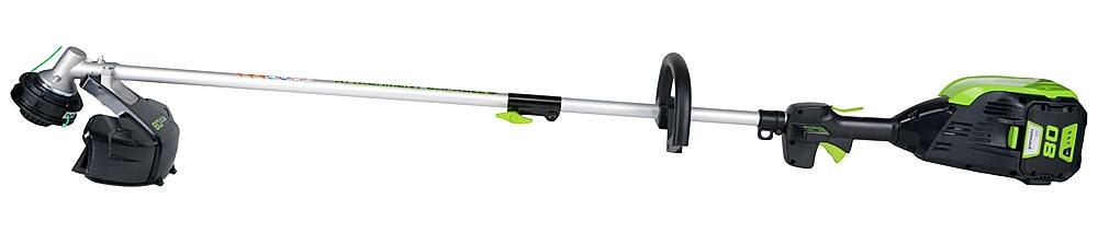 Angle View: Greenworks 16-Inch PRO 80V Cordless String Trimmer (Attachment Capable), Battery Not Included GST80320