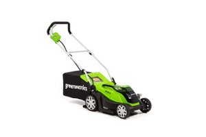 Greenworks - 17 in. 40-Volt Cordless Walk Behind Lawn Mower (4.0Ah Battery and Charger Included) - Green - Alt_View_Zoom_21