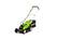 Alt View 22. Greenworks - 40-Volt 17-Inch Push Lawn Mower (1 x 4.0Ah Battery and 1 x Charger) - Green.