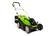 Alt View 23. Greenworks - 40-Volt 17-Inch Push Lawn Mower (1 x 4.0Ah Battery and 1 x Charger) - Green.