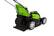 Alt View 27. Greenworks - 40-Volt 17-Inch Push Lawn Mower (1 x 4.0Ah Battery and 1 x Charger) - Green.