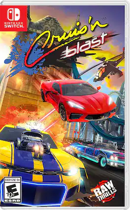 Front. GameMill Entertainment - Cruis'n Blast. - E10+ (Everyone 10+)