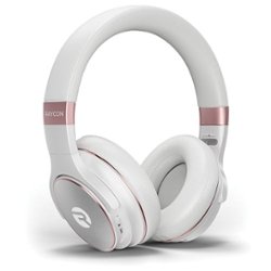 Raycon - The Everyday Over-Ear Active-Noise-Canceling Wireless Bluetooth Headphones with Microphone - Rose Gold - Front_Zoom