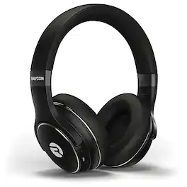 Raycon - The Everyday Over-Ear Active-Noise-Canceling Wireless Bluetooth Headphones - Carbon Black