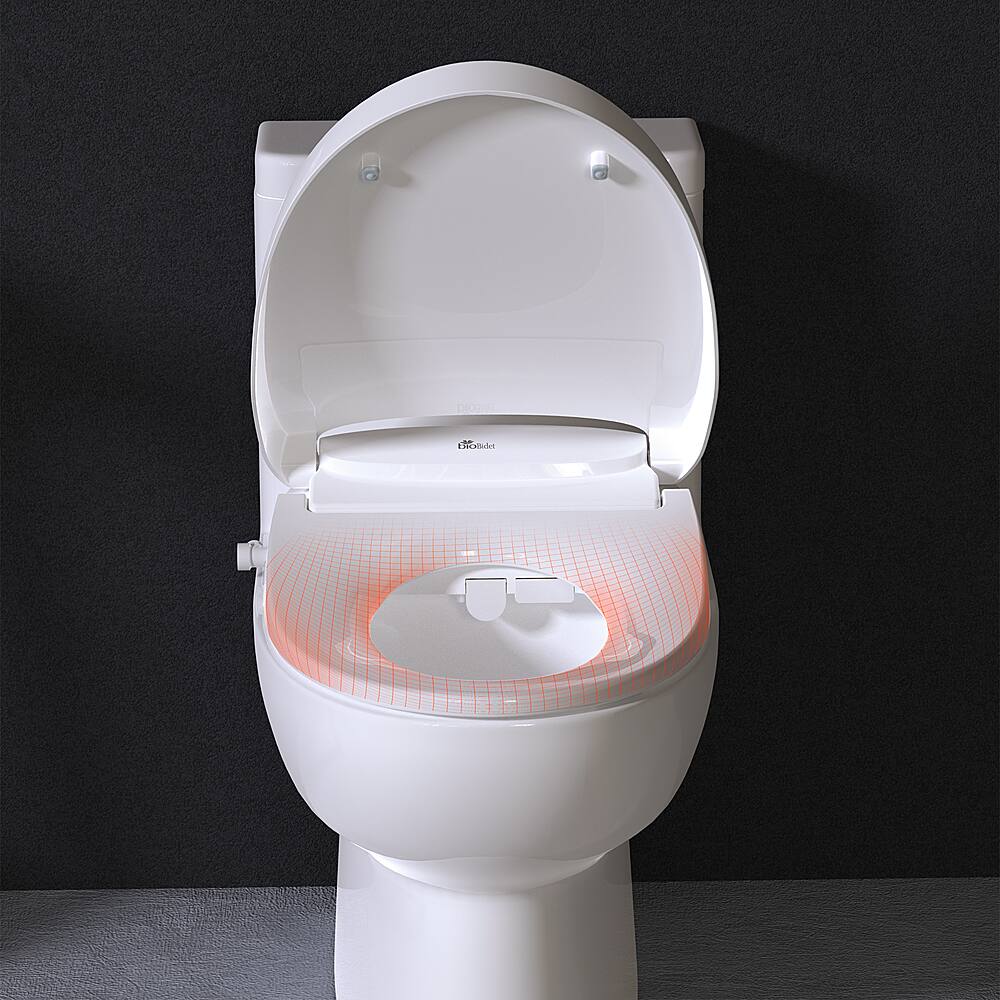 Alt View 14. Bio Bidet - Bio Bidet by Bemis - Discovery DLS Bidet Toilet Seat - Elongated - White.