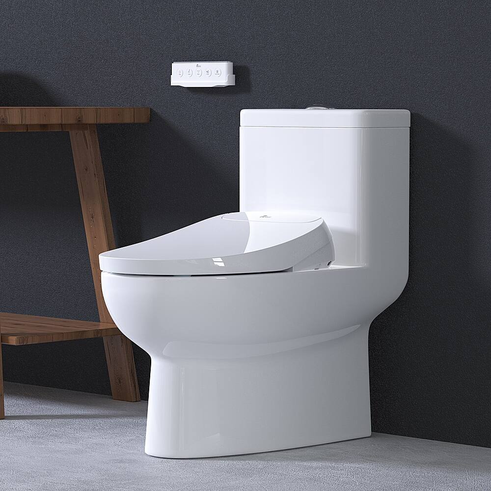 Alt View 19. Bio Bidet - Bio Bidet by Bemis - Discovery DLS Bidet Toilet Seat - Elongated - White.