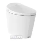 Front. Bio Bidet - Bio Bidet by Bemis - Discovery DLX Smart Bidet Toilet - White.