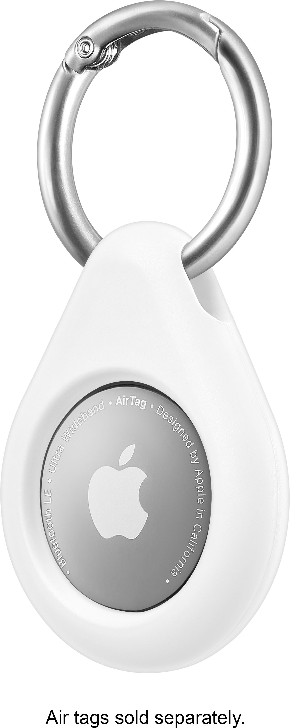 SBS Key Ring - Coque Apple AirTag Porte-clés - Blanc 1-7335235 