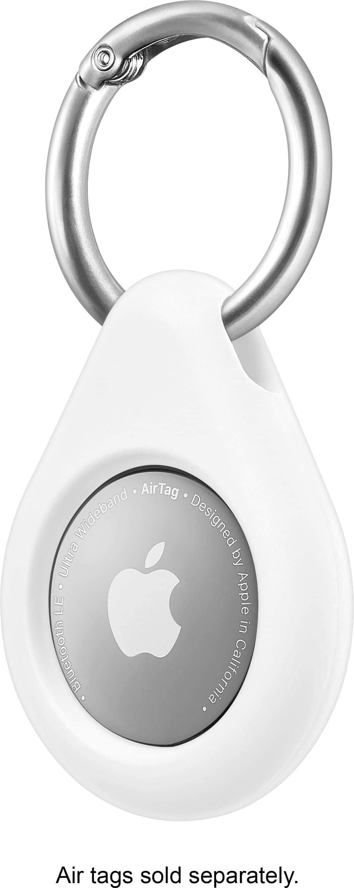 Alt View 13. Insignia™ - Key Ring Case for Apple AirTag - White.