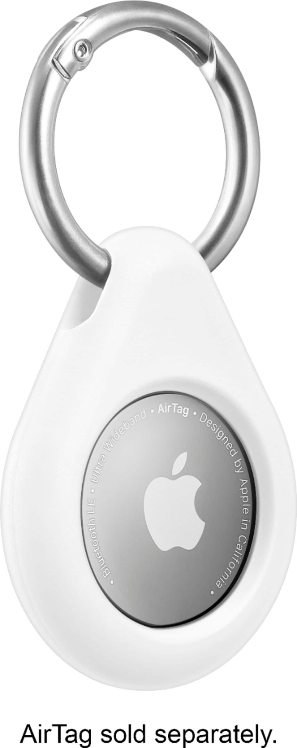 Alt View 12. Insignia™ - Key Ring Case for Apple AirTag - White.
