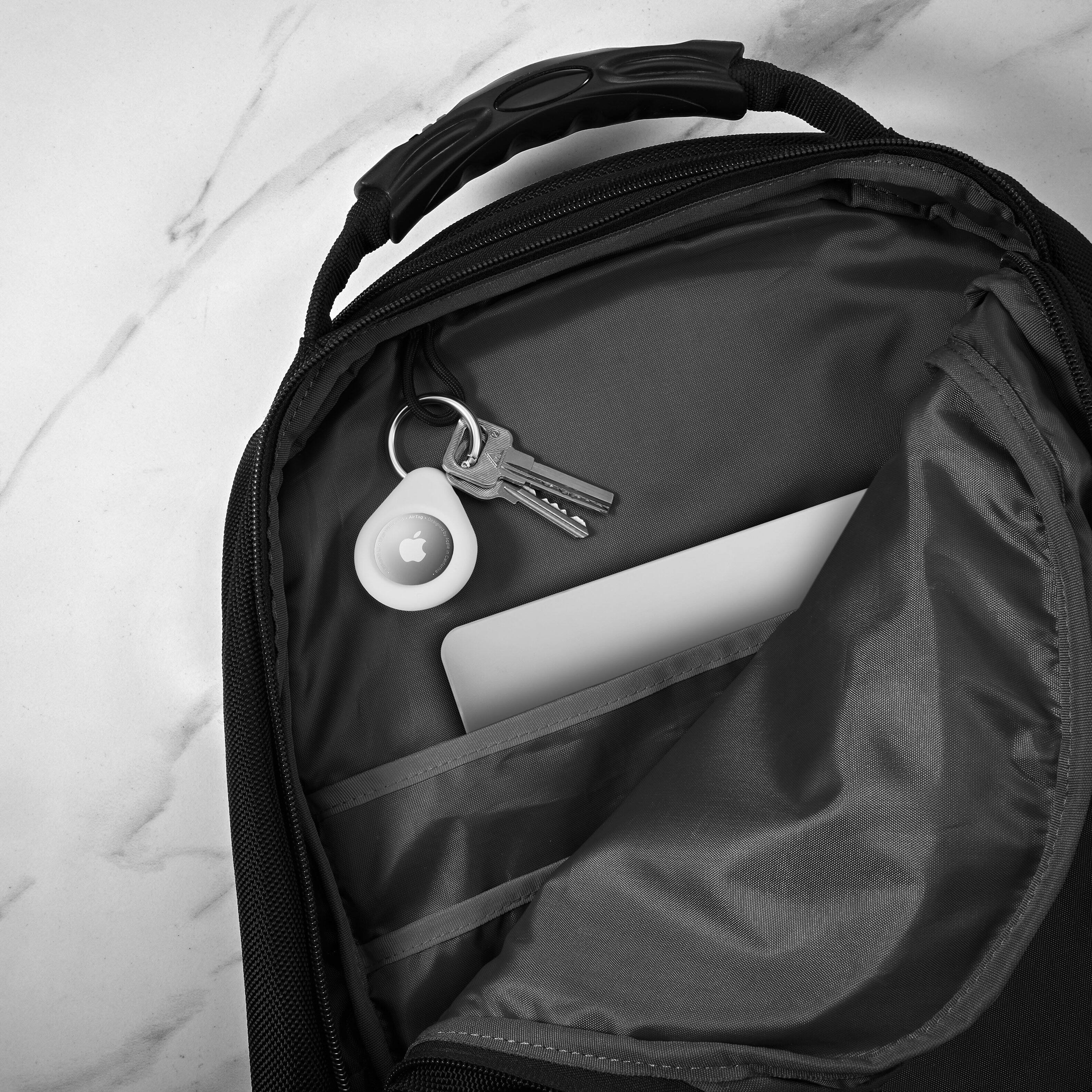 Alt View 17. Insignia™ - Key Ring Case for Apple AirTag - White.