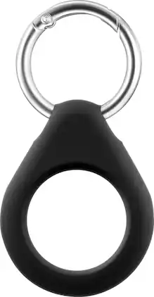 Insignia™ - Key Ring Case for Apple AirTag - Black