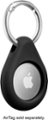 Angle Zoom. Insignia™ - Key Ring Case for Apple AirTag - Black.