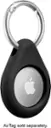 Angle. Insignia™ - Key Ring Case for Apple AirTag - Black.