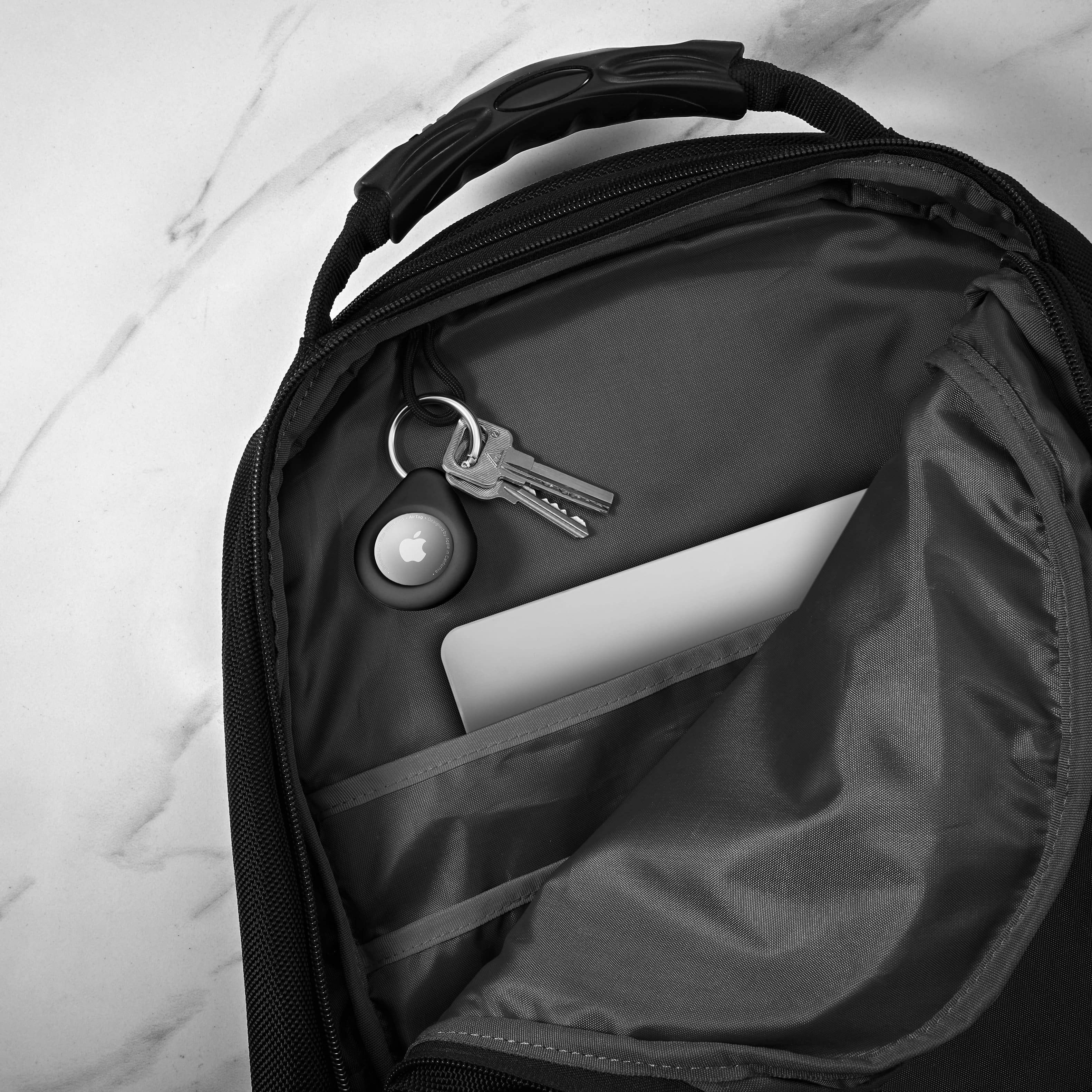 Alt View 14. Insignia™ - Key Ring Case for Apple AirTag - Black.