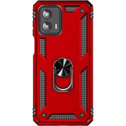 SaharaCase - Military Kickstand Series Case for Motorola Moto G Stylus 5G - Red - Angle_Zoom