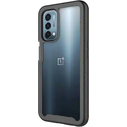 Front. SaharaCase - Grip Series Case for OnePlus Nord N200 5G - Black.