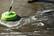 Left. Greenworks - 11" Pressure Washer Surface Cleaner Attachment - Green.