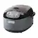 Angle. Zojirushi - 5.5 Cup Umami Micom Rice Cooker & Warmer - Metallic Black.