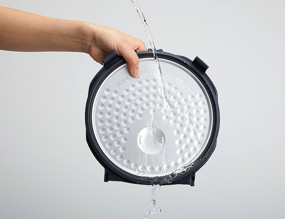 Alt View 16. Zojirushi - 10 Cup Umami Micom Rice Cooker & Warmer - Metallic Black.