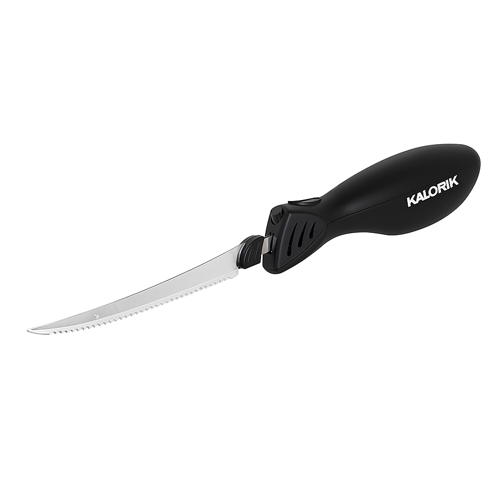 Kalorik Cordless Electric Knife with Fish Fillet Blade Black  - Best Buy