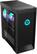 Alt View 2. Lenovo - Legion Tower 5 AMD Gaming Desktop - AMD Ryzen 7-5700G - 16GB RAM - NVIDIA GeForce GTX 1660 Super - 256GB SSD + 1TB HDD - Raven Black.