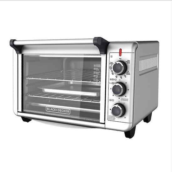 Black Decker 6 Slice Convection Countertop Oven Stainless Steel To3000g T Best Buy Black Decker 6 Slice Convection Countertop Oven Stainless Steel To3000g T Best Buy