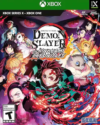 Front. SEGA - Demon Slayer - Kimetsu no Yaiba - The Hinokami Chronicles. - T (Teen 13+)