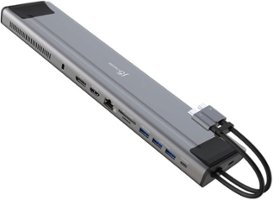 j5create - M.2 NVMe USB-C Gen 2 Docking Station - Grey & Black - Front_Zoom